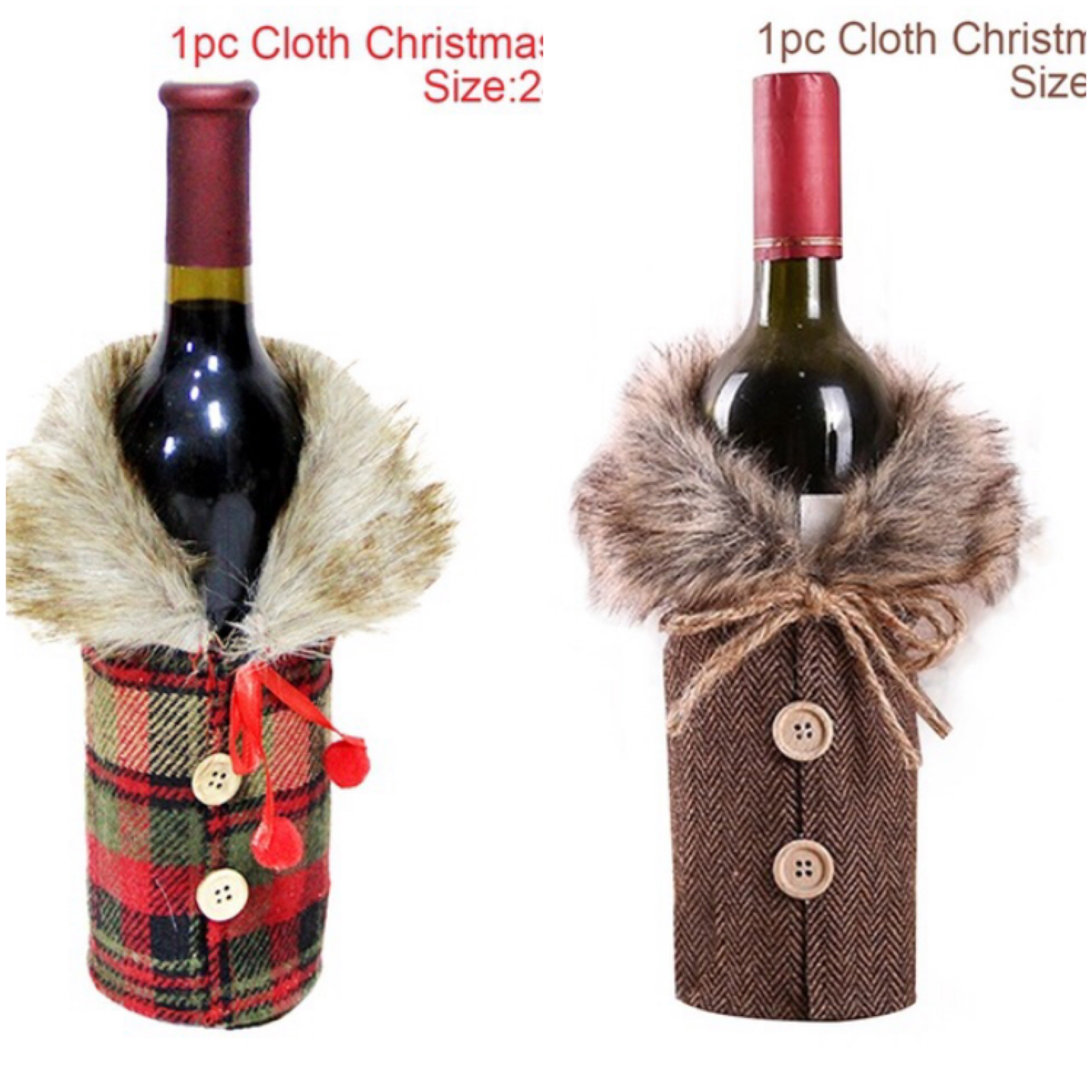 Christmas Decorations Christmas Wine Bottle Socks - 𝓢𝓱𝓸𝓹𝓵𝓮𝓬𝔂