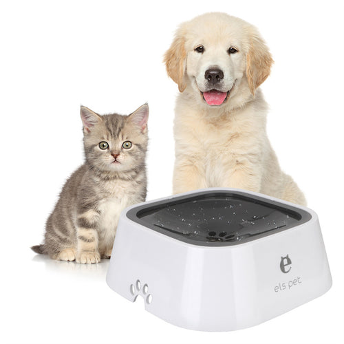 1.5L Cat Dog Water Bowl Carried Floating Bowl Anti-Overflow Slow Water Feeder Dispenser Pet Fountain ABS&PP Dog Supplies - 𝓢𝓱𝓸𝓹𝓵𝓮𝓬𝔂