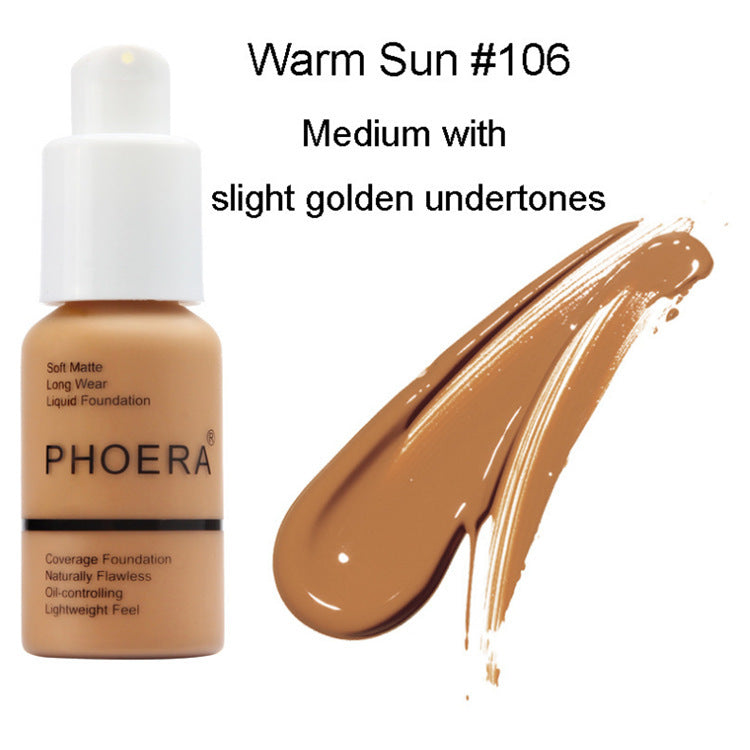 Explosive Press Type Oil Control Natural Color Matte Concealer Foundation Cream - 𝓢𝓱𝓸𝓹𝓵𝓮𝓬𝔂