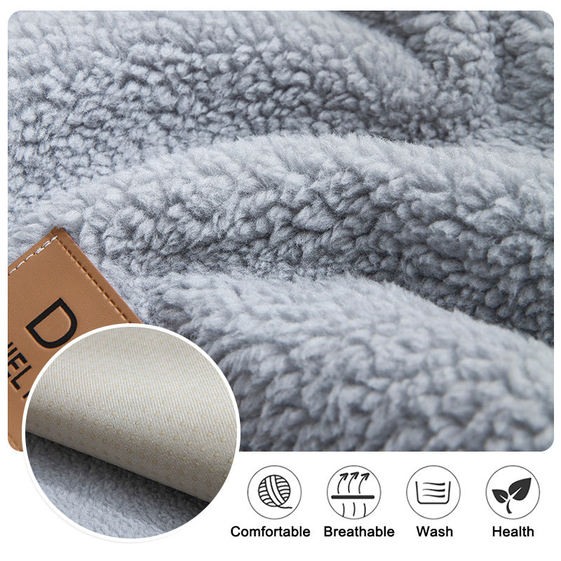 Modern Solid Color Winter Lamb Wool Sofa Towel Thicken Plush Soft And Smooth Sofa Covers For Living Room Anti-slip Couch Cover - 𝓢𝓱𝓸𝓹𝓵𝓮𝓬𝔂