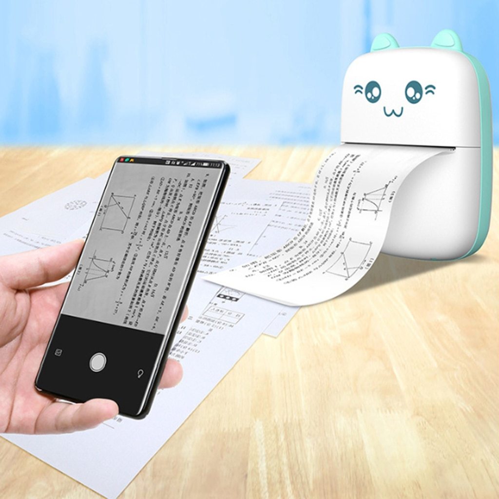 Mini Printer Portable Mini Bluetooth WiFi New Wrong Printer Mobile Phone Photo Title Note Hot Print Pocket Student Error Label Printer - 𝓢𝓱𝓸𝓹𝓵𝓮𝓬𝔂