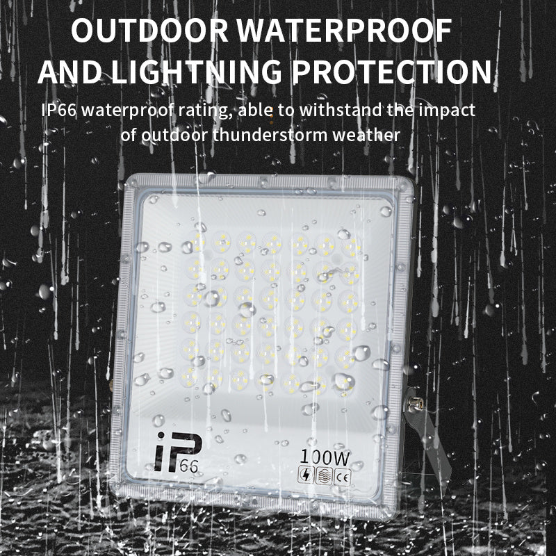 LED Floodlight, Outdoor Waterproof Strong Light, Ultra Bright Construction Site Factory RV Room Searchlight, Outdoor High-power Lighting Lamp - 𝓢𝓱𝓸𝓹𝓵𝓮𝓬𝔂