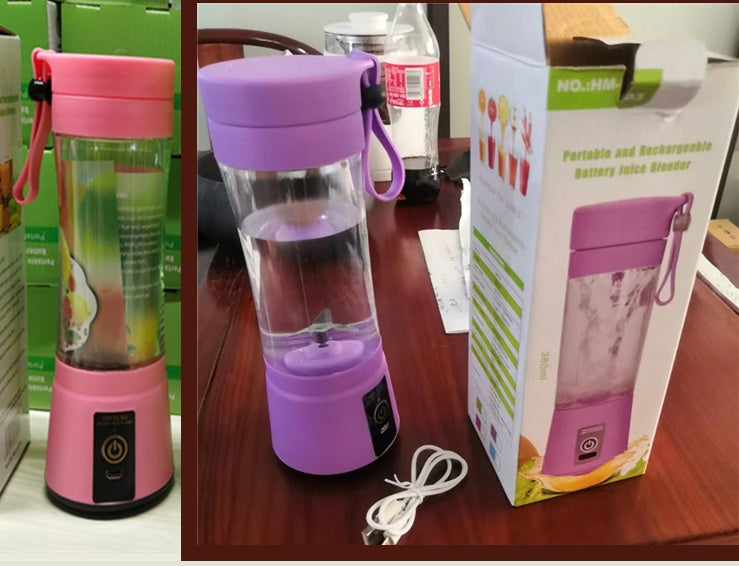 Portable Blender With USB Rechargeable Mini Kitchen Fruit Juice Mixer Home Simple Portable Electric Mini Juicer - 𝓢𝓱𝓸𝓹𝓵𝓮𝓬𝔂