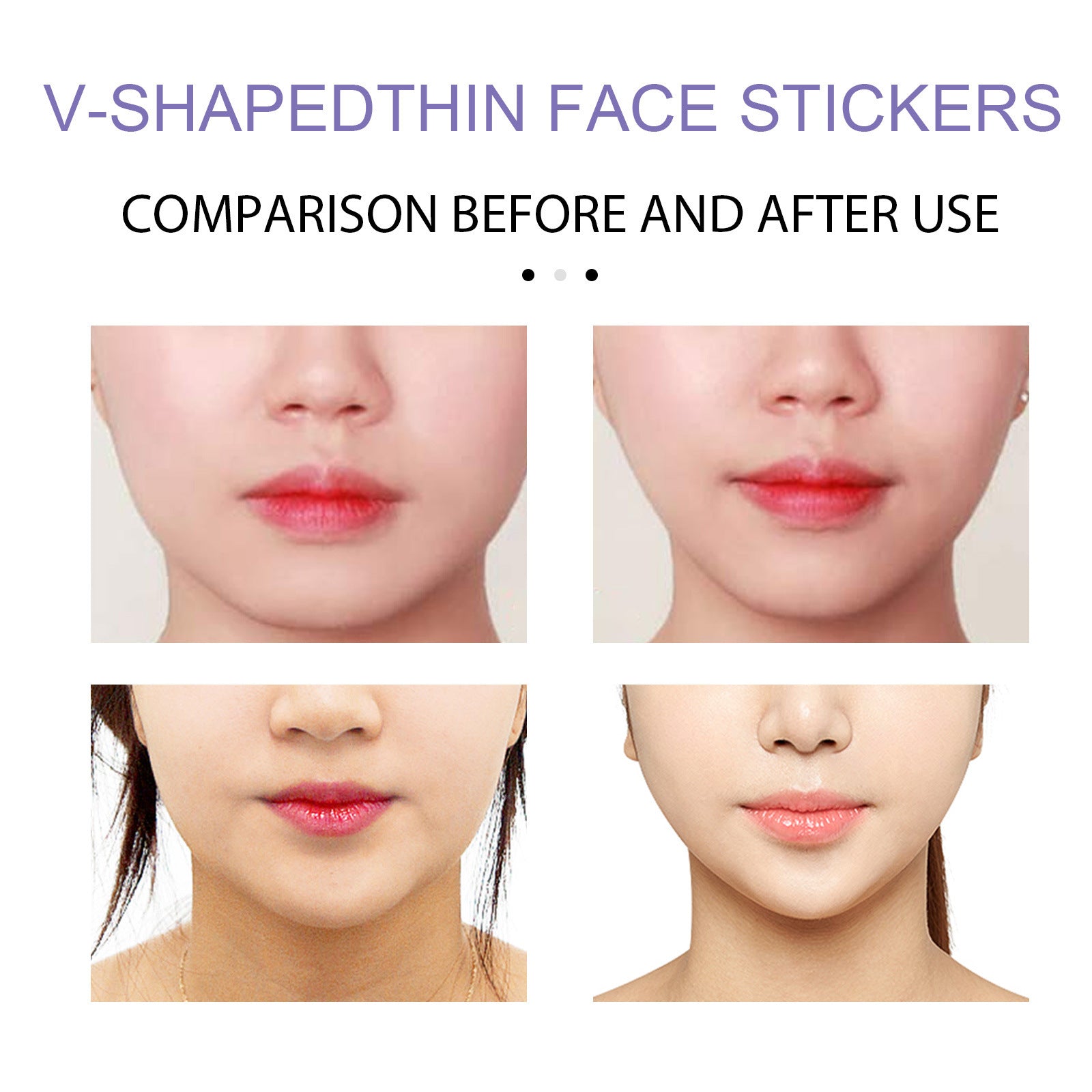 Facial Invisible Lifting Patch Shaping And Firming The Face
