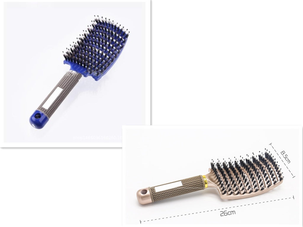 Hairbrush Anti Klit Brushy Haarborstel Women Detangler Hair Brush Bristle Nylon Scalp Massage  Teaser Hair Brush Comb - 𝓢𝓱𝓸𝓹𝓵𝓮𝓬𝔂