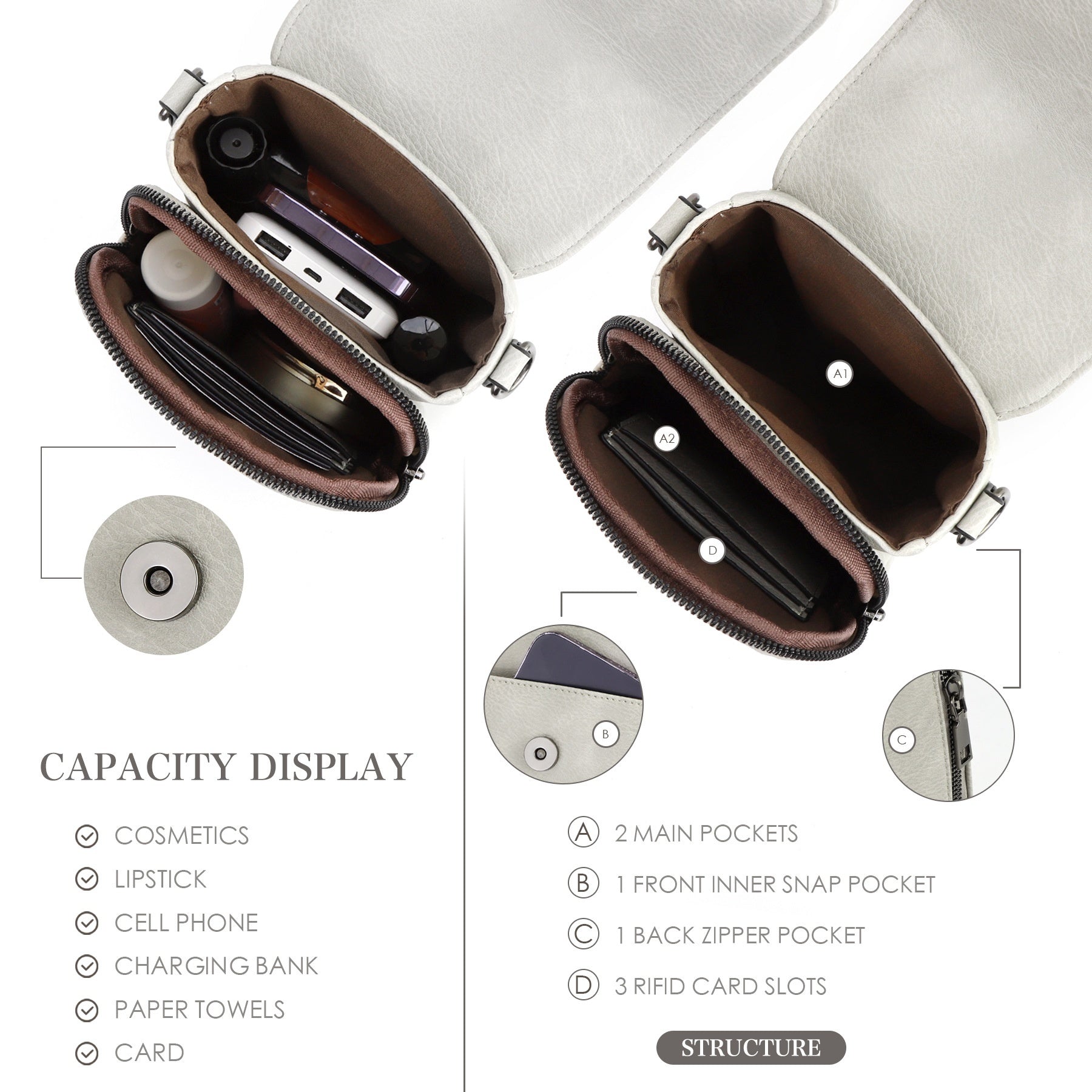 Adjustable Shoulder Strap Portable Mini Small Crossbody Bag - 𝓢𝓱𝓸𝓹𝓵𝓮𝓬𝔂