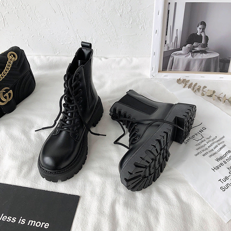 Internet Celebrity Thin Martin Booties Female Fashion - 𝓢𝓱𝓸𝓹𝓵𝓮𝓬𝔂