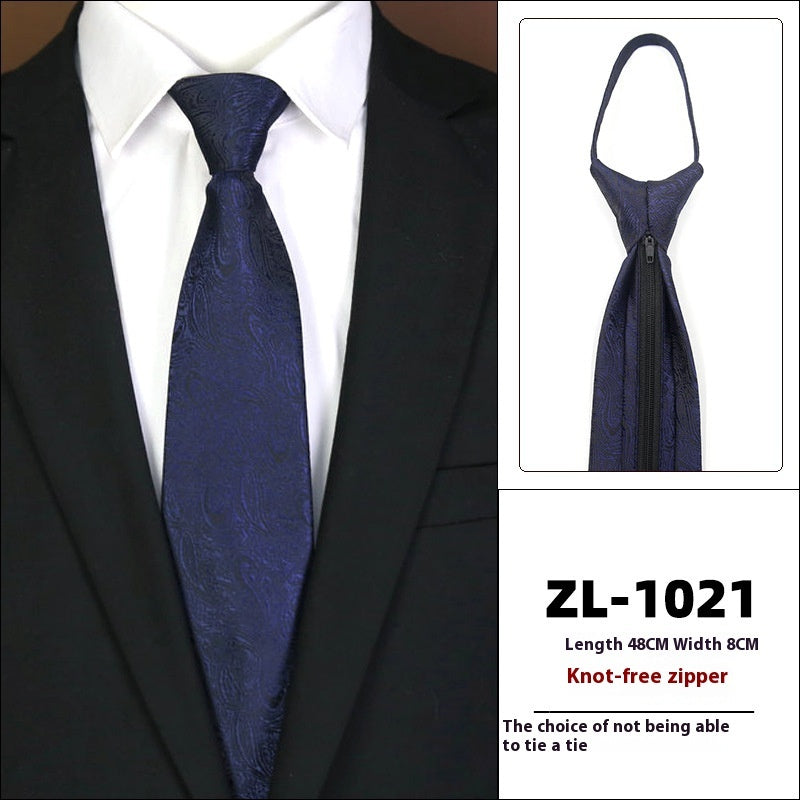 Men's Formal Wear Business Zipper Tie-free - 𝓢𝓱𝓸𝓹𝓵𝓮𝓬𝔂