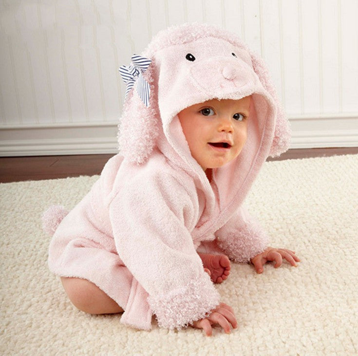 Cartoon Cute Animal Modeling Baby Bath Towels Baby Bathrobes Cotton Children's Bathrobes Baby Hooded - 𝓢𝓱𝓸𝓹𝓵𝓮𝓬𝔂