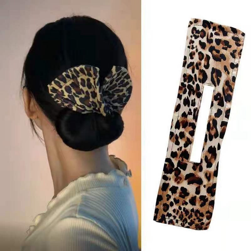 Leopard Knotted Wire Hair Curler Print Wire Headband Print Hairpin - 𝓢𝓱𝓸𝓹𝓵𝓮𝓬𝔂