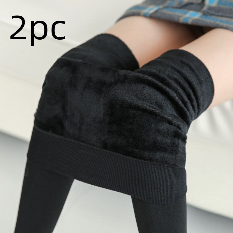 Fashionable Warm Fur Leggings Winter Body Legs Keep Warm - 𝓢𝓱𝓸𝓹𝓵𝓮𝓬𝔂