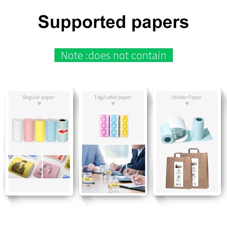 Mini Bliuetooth Wireless Thermal Printer Paper Sticker Label Printer - 𝓢𝓱𝓸𝓹𝓵𝓮𝓬𝔂