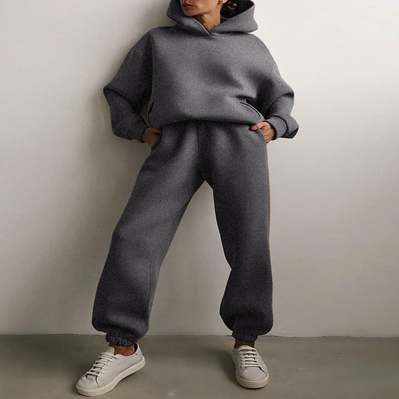 Women's Casual Hooded Sweater Two-piece Suit Clothes Hoodie Tracksuit - 𝓢𝓱𝓸𝓹𝓵𝓮𝓬𝔂