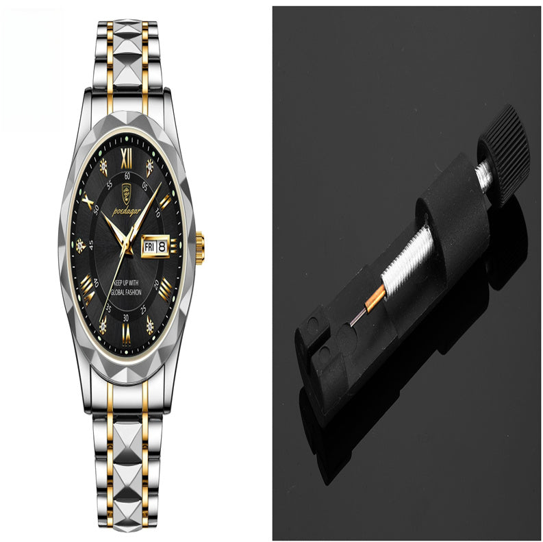 Men's Waterproof Double Calendar Luminous Quartz Watch - 𝓢𝓱𝓸𝓹𝓵𝓮𝓬𝔂