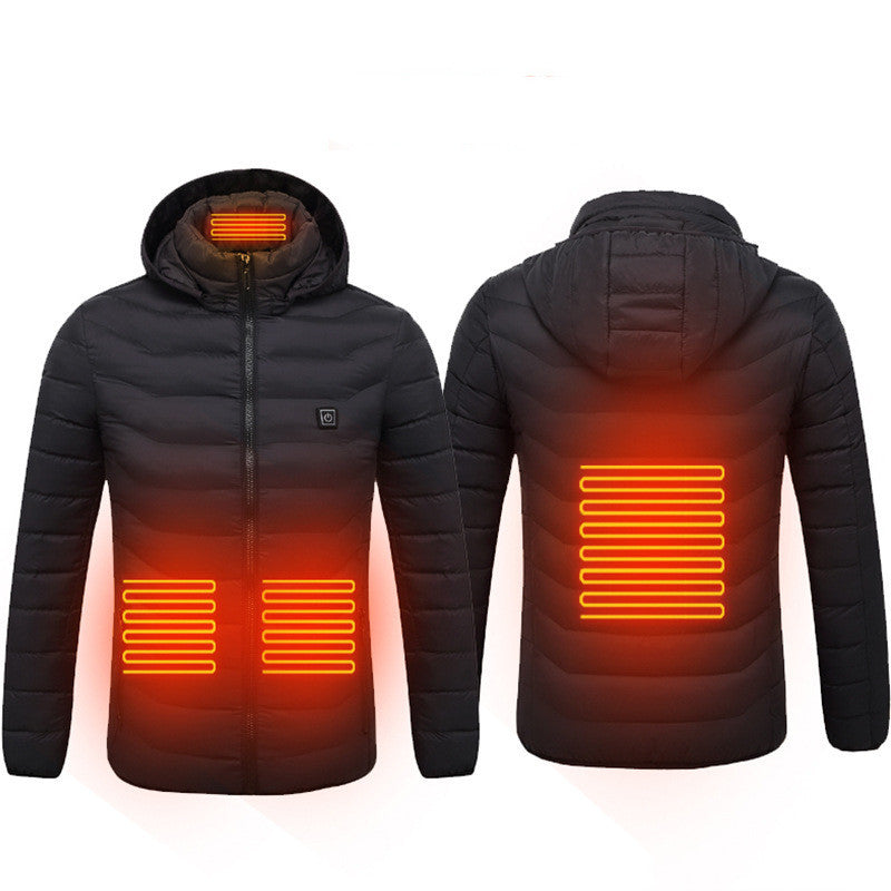 New Heated Jacket Coat USB Electric Jacket Cotton Heater Thermal Clothing Heating Vest - 𝓢𝓱𝓸𝓹𝓵𝓮𝓬𝔂