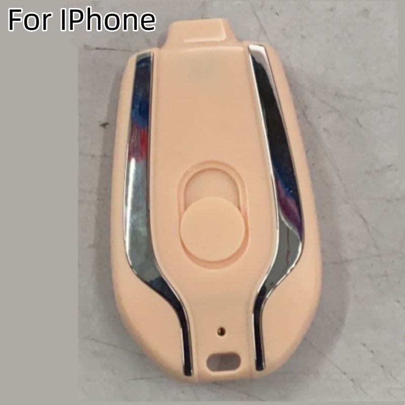 1500mAh Mini Power Emergency Pod Keychain Charger With Type-C Ultra-Compact Mini Battery Pack Fast Charging Backup Power Bank - 𝓢𝓱𝓸𝓹𝓵𝓮𝓬𝔂