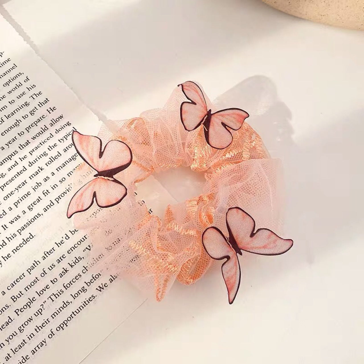 Women's Mesh Pig Intestine Ring Butterfly Hair Accessories - 𝓢𝓱𝓸𝓹𝓵𝓮𝓬𝔂