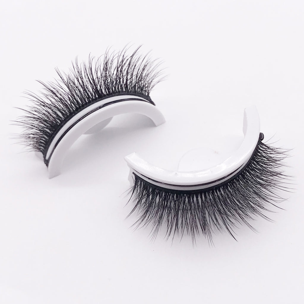 Reusable 3D Mink Lashes Natural False Eyelashes Self Adhesive Fake Glue Free Makeup Eyelash Extension Silk - 𝓢𝓱𝓸𝓹𝓵𝓮𝓬𝔂