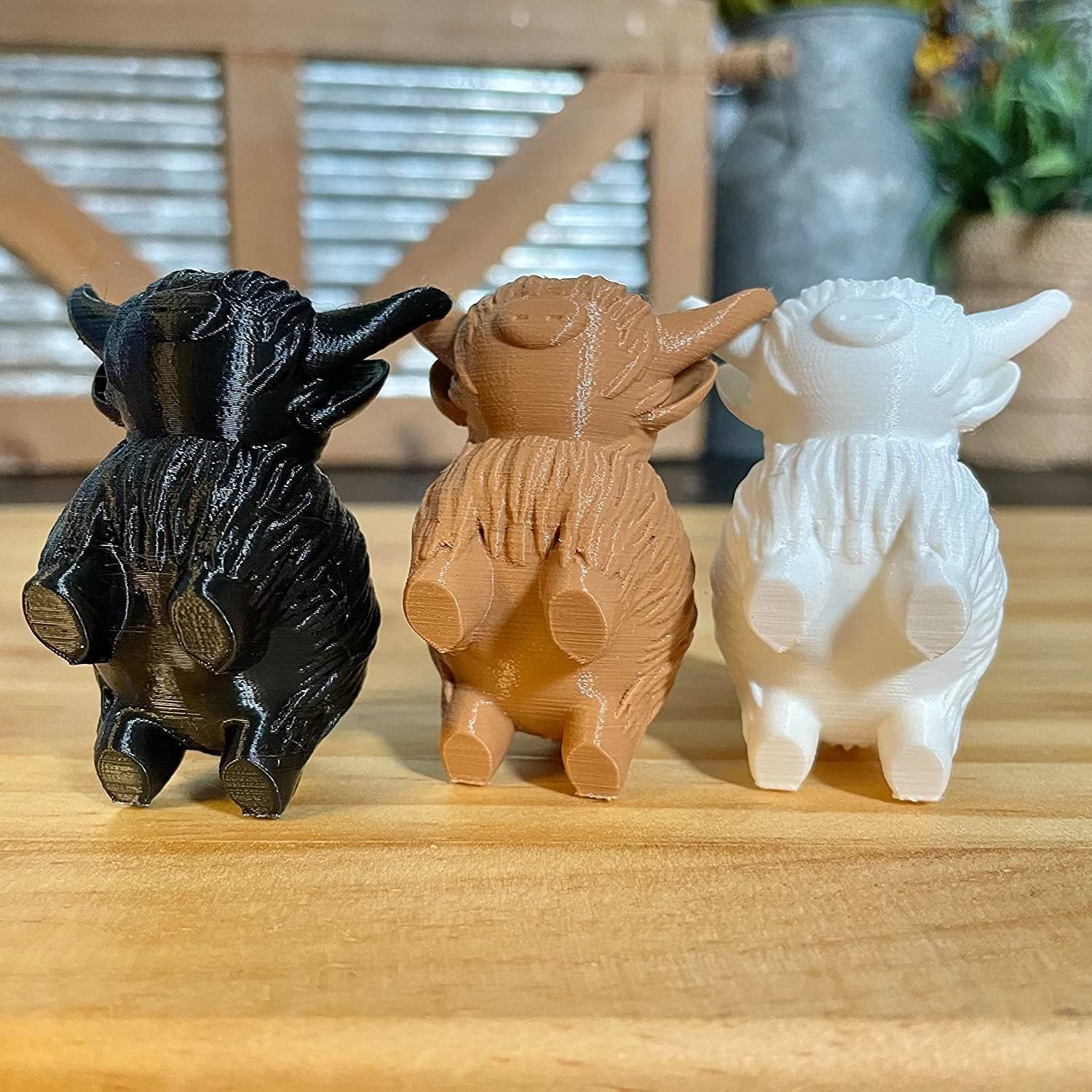 Creative Home Animal Highland Cow Ornaments Decorations - 𝓢𝓱𝓸𝓹𝓵𝓮𝓬𝔂