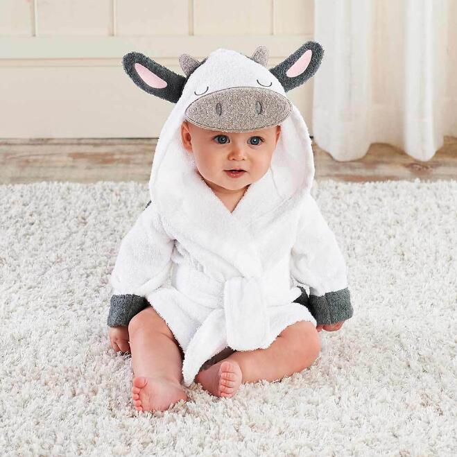 Cartoon Cute Animal Modeling Baby Bath Towels Baby Bathrobes Cotton Children's Bathrobes Baby Hooded - 𝓢𝓱𝓸𝓹𝓵𝓮𝓬𝔂