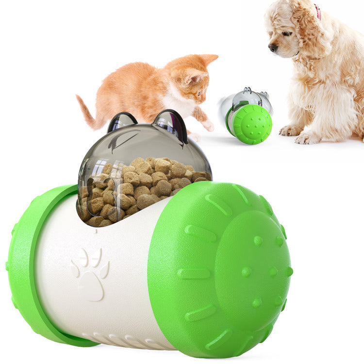 Funny Dog Treat Leaking Toy With Wheel Interactive Toy For Dogs Puppies Cats Pet Products Supplies Accessories - 𝓢𝓱𝓸𝓹𝓵𝓮𝓬𝔂