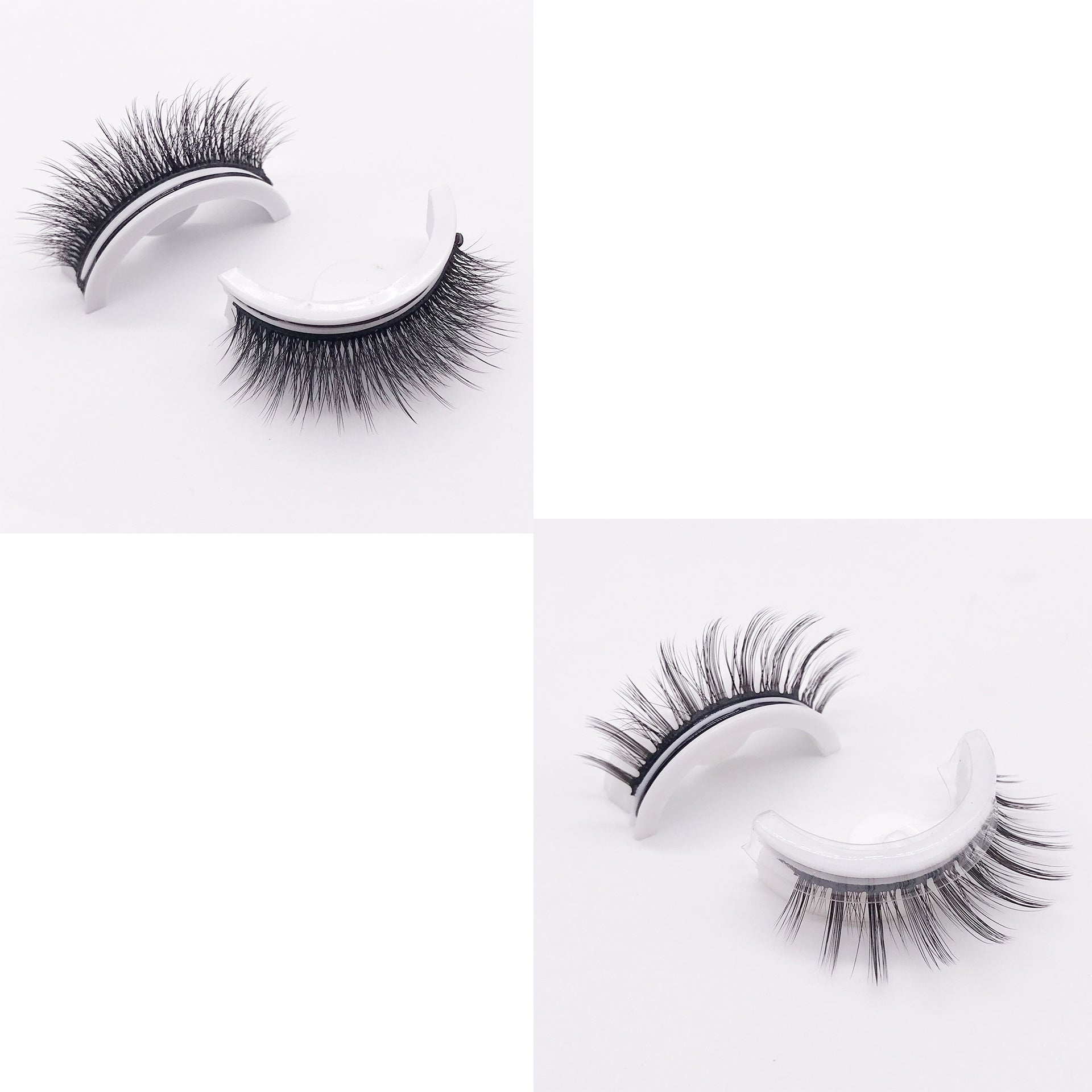Reusable 3D Mink Lashes Natural False Eyelashes Self Adhesive Fake Glue Free Makeup Eyelash Extension Silk - 𝓢𝓱𝓸𝓹𝓵𝓮𝓬𝔂