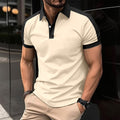 Men's Short Sleeve Business Shirt Summer Casual Polo Shirts - 𝓢𝓱𝓸𝓹𝓵𝓮𝓬𝔂