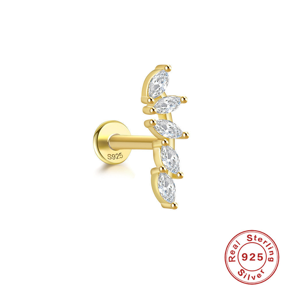 S925 Sterling Silver Horse Eye Multi-Diamond Dragonfly Stud Earrings - 𝓢𝓱𝓸𝓹𝓵𝓮𝓬𝔂