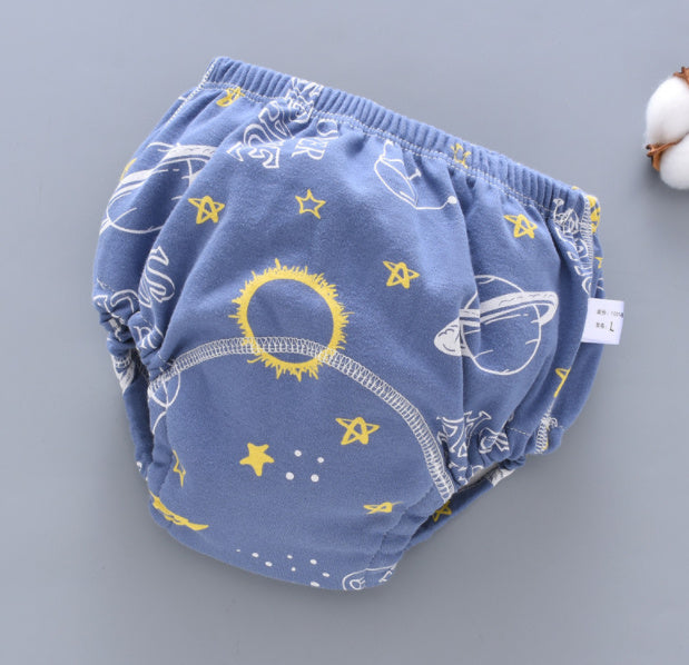 Baby Training Pants Washable 6-layer Gauze Diaper Cover - 𝓢𝓱𝓸𝓹𝓵𝓮𝓬𝔂
