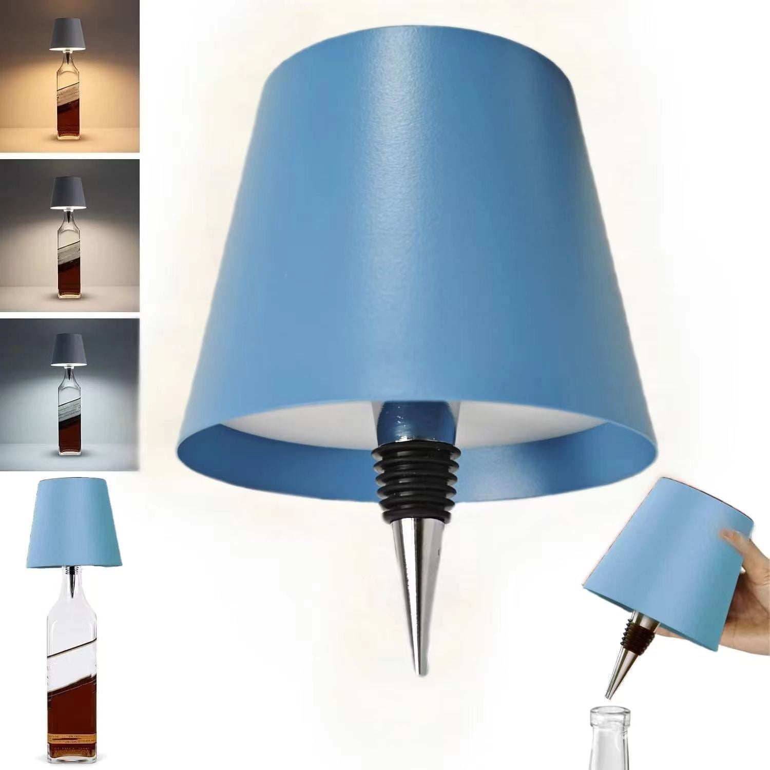 Led Creative Wine Headlight Charging Dimming Wine Bottle Table Lamp - 𝓢𝓱𝓸𝓹𝓵𝓮𝓬𝔂