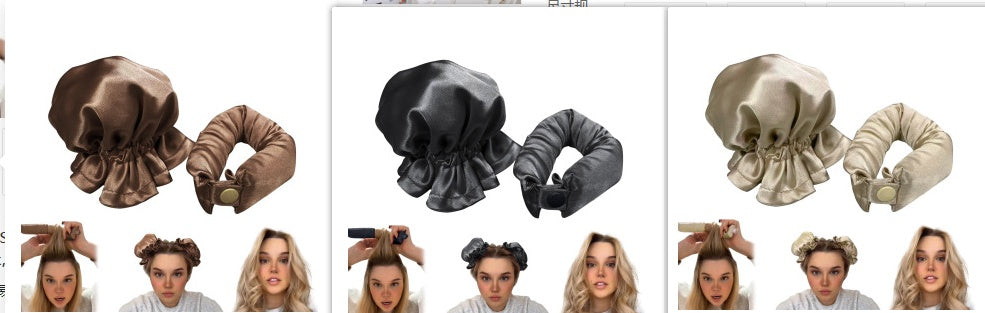 New Heatless Curl Stick With Cloth Cover Cute Ball Head Hair Curler Headband Hair Rollers Wave Form Curling Rod Hair Style Tools Gadgets - 𝓢𝓱𝓸𝓹𝓵𝓮𝓬𝔂