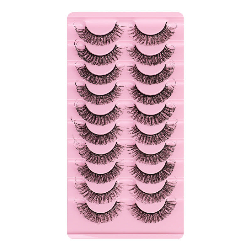 False Eyelashes, DD Curve, Thick, Eyelash, Ten Pairs - 𝓢𝓱𝓸𝓹𝓵𝓮𝓬𝔂