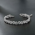 Girl's High-grade Diamond Bracelet With Full Diamond Heart - 𝓢𝓱𝓸𝓹𝓵𝓮𝓬𝔂
