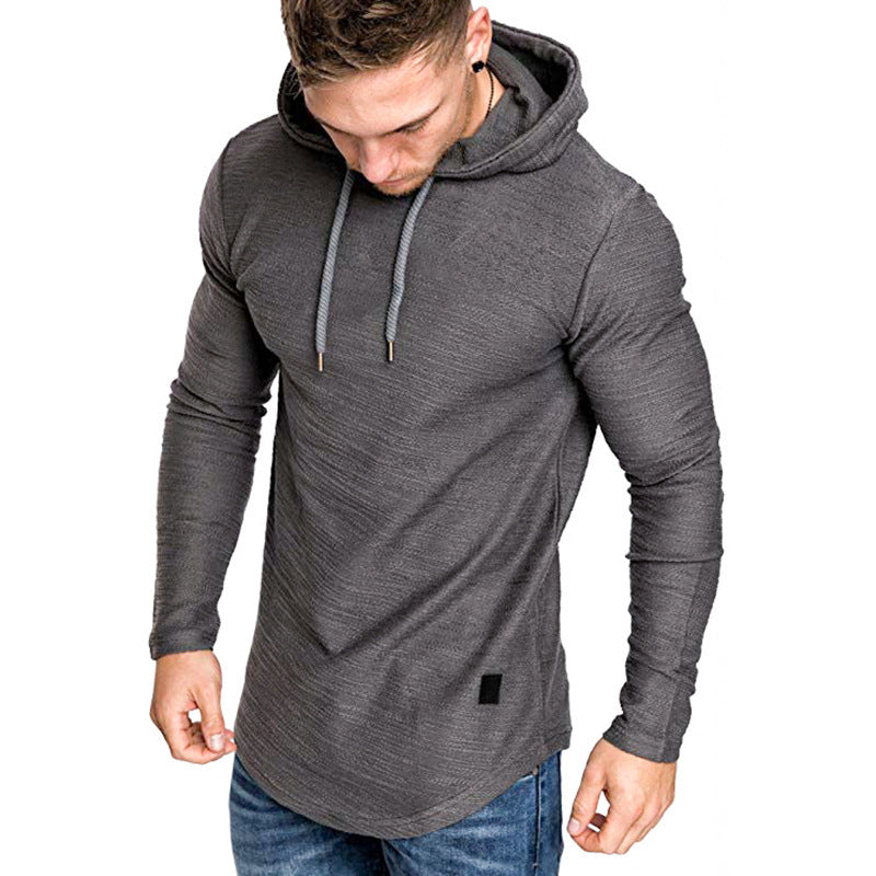 Men Hoodie Sweatshirt Casual Long Sleeve Slim Tops Gym T-shir - 𝓢𝓱𝓸𝓹𝓵𝓮𝓬𝔂