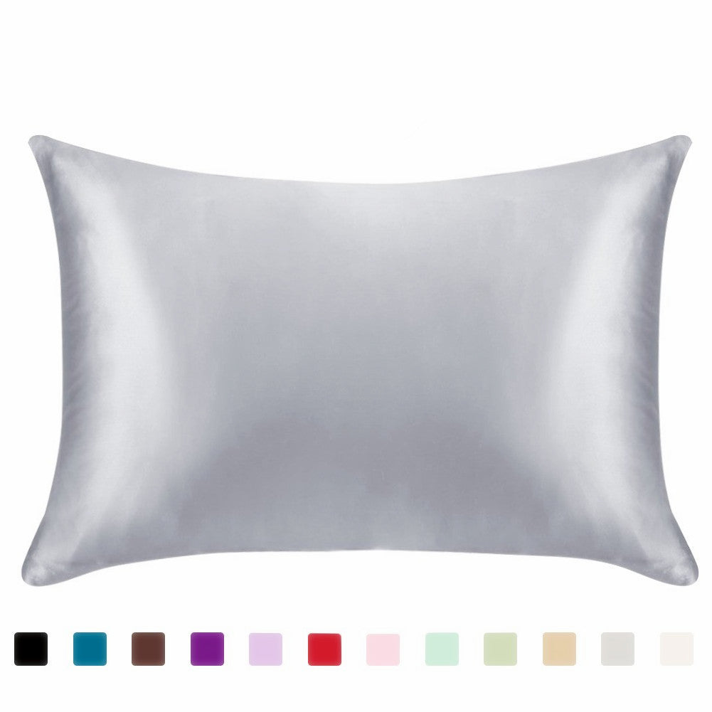 Pillowcase Satin Solid Color Simulation Silk Single Pillowcase Ice Silk Pillowcase - 𝓢𝓱𝓸𝓹𝓵𝓮𝓬𝔂