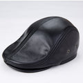 Men Genuine Cowhide With Ear Flaps Beret Hats - 𝓢𝓱𝓸𝓹𝓵𝓮𝓬𝔂