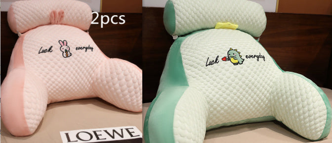 Sofa Fluffy Cushion Luncheon Pillow Triangle Reading Cushion Bedside Soft Large Backrest Lumbar Cushion Office Chair Cushion - 𝓢𝓱𝓸𝓹𝓵𝓮𝓬𝔂