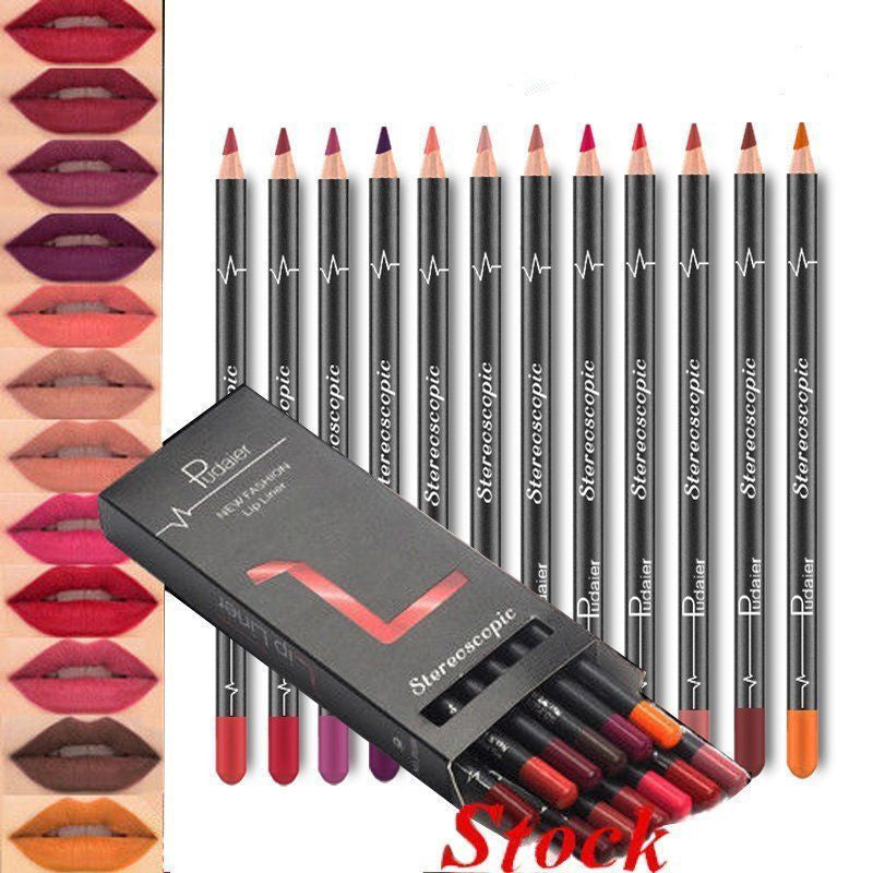 36 Color Lip Liner Waterproof Non-smudge Nude Color - 𝓢𝓱𝓸𝓹𝓵𝓮𝓬𝔂