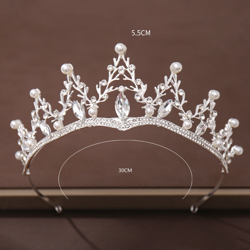 Fashion Crystal Diamond Bridal Wedding Hair Tiara - 𝓢𝓱𝓸𝓹𝓵𝓮𝓬𝔂