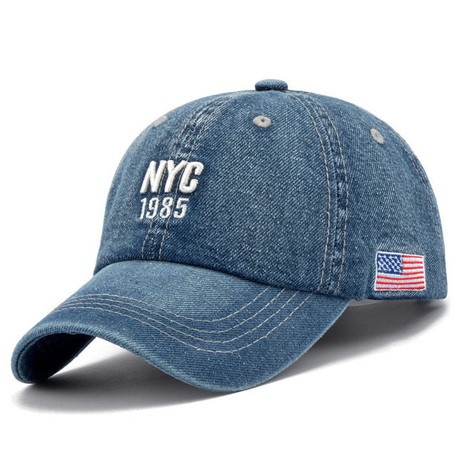 Hat Men's Denim Baseball Peaked Cap - 𝓢𝓱𝓸𝓹𝓵𝓮𝓬𝔂