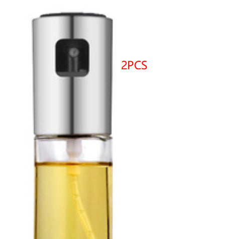 BBQ Healthy Kitchen Cooking Oil Vinegar Spray Bottle Push Type Oil Spray BottlePump Oil Tank Leakproof BBQ Sprayer BBQ Tools Kitchen Gadgets - 𝓢𝓱𝓸𝓹𝓵𝓮𝓬𝔂