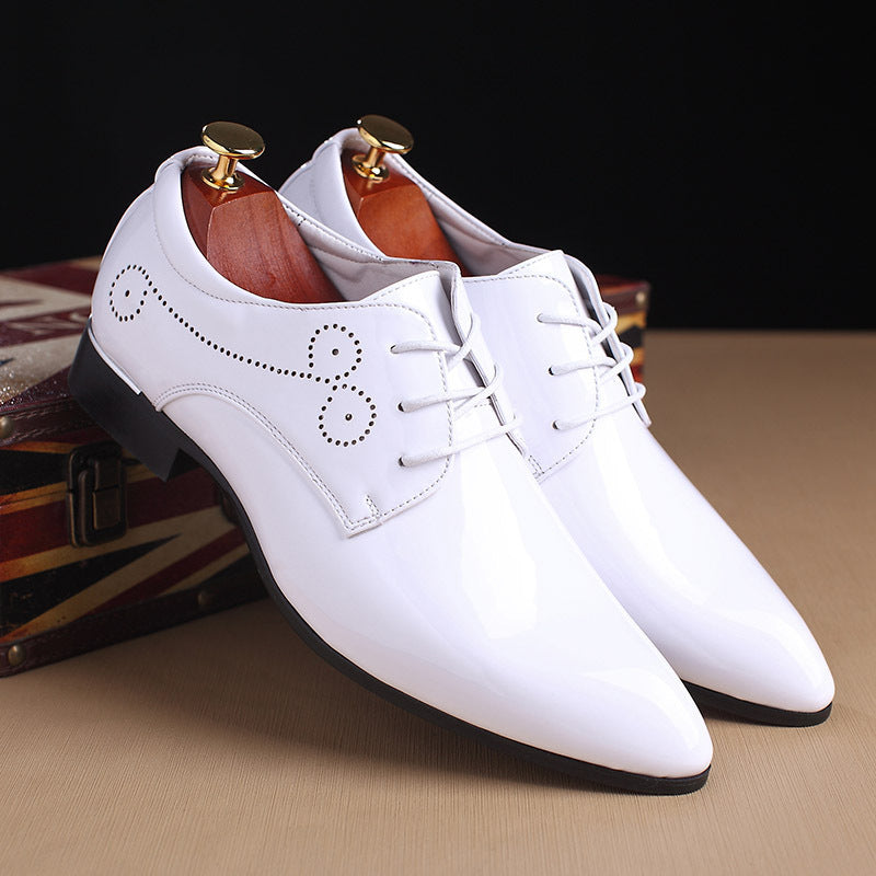Men Leather Shoes Men Business Casual Dress Shoes Business Casual Leather Shoes Slip-on Black Driving Shoe For Men - 𝓢𝓱𝓸𝓹𝓵𝓮𝓬𝔂