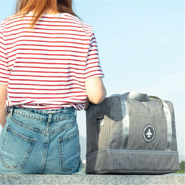 Dry And Wet Separation Travel Bag Tourism Fitness Storage Pouch Women's Clothes Shoes Daily Necessities Duffle Package Supplies - 𝓢𝓱𝓸𝓹𝓵𝓮𝓬𝔂