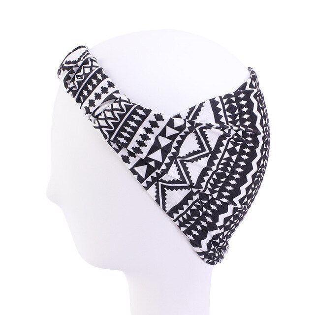 African Pattern Print Headband For Women Twist Style - 𝓢𝓱𝓸𝓹𝓵𝓮𝓬𝔂