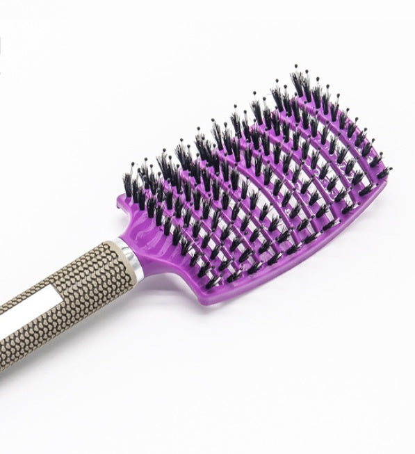 Hairbrush Anti Klit Brushy Haarborstel Women Detangler Hair Brush Bristle Nylon Scalp Massage  Teaser Hair Brush Comb - 𝓢𝓱𝓸𝓹𝓵𝓮𝓬𝔂