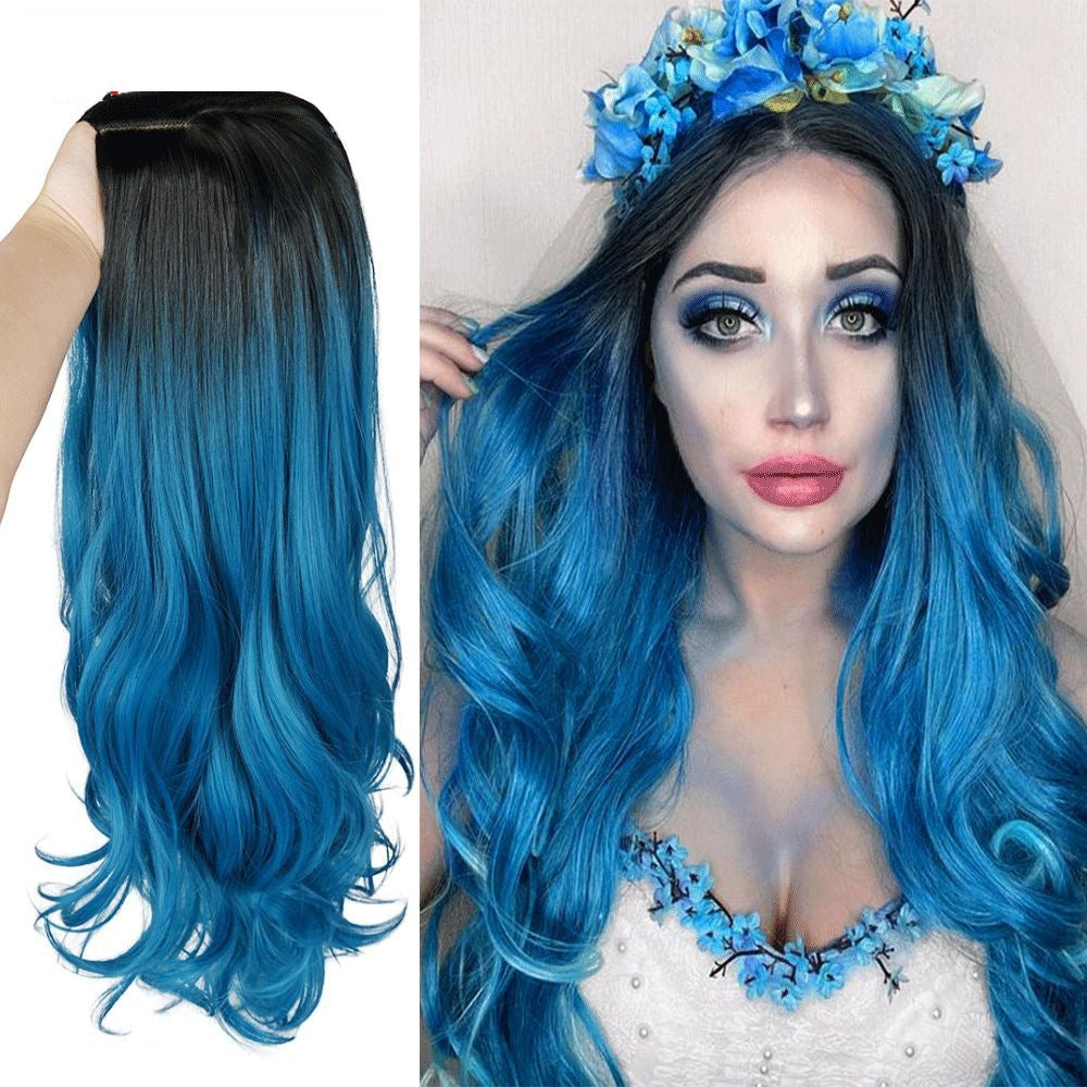 Large Wave Medium And Long Curly Hair Chemical Fiber Wig - 𝓢𝓱𝓸𝓹𝓵𝓮𝓬𝔂