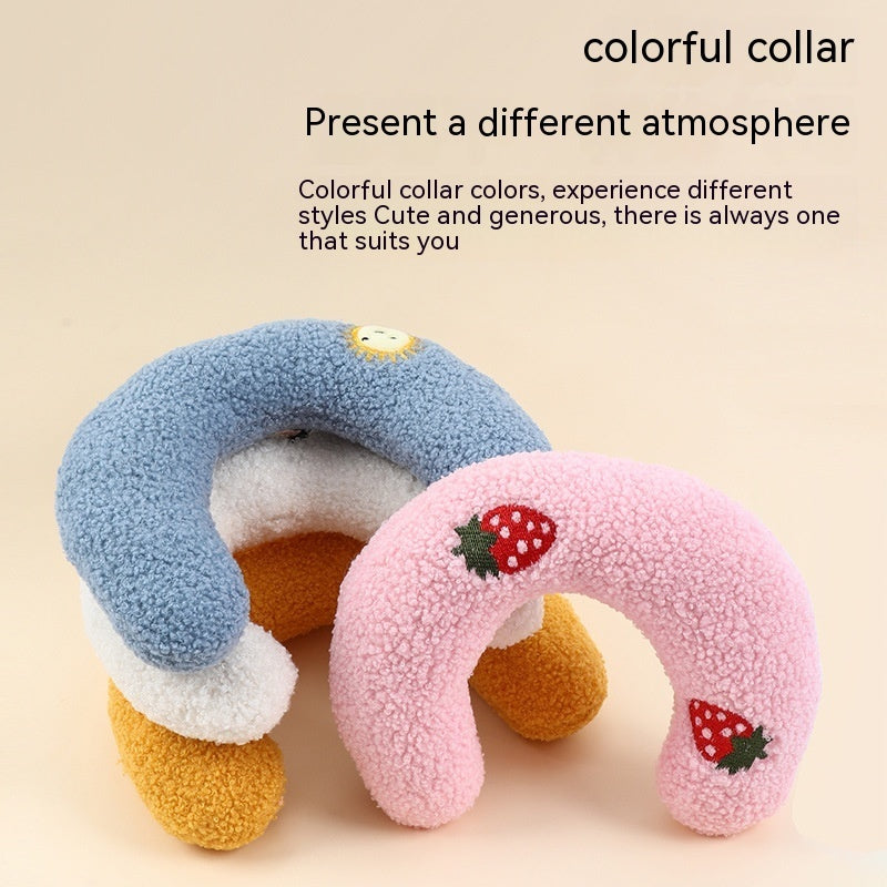 Little Pillow For Cats Fashion Neck Protector Deep Sleep Puppy U-Shaped Pillow Pets Pillow Kitten Headrest Dog Sleeping Pillow Pet Products - 𝓢𝓱𝓸𝓹𝓵𝓮𝓬𝔂