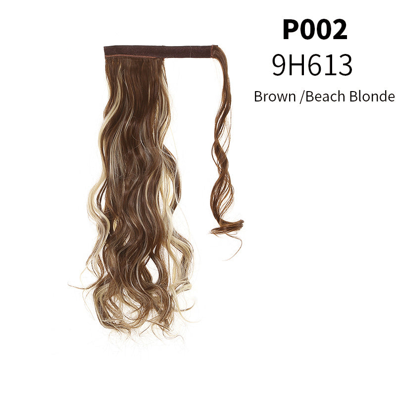 European And American Style Wig Fluffy Natural Ponytail - 𝓢𝓱𝓸𝓹𝓵𝓮𝓬𝔂