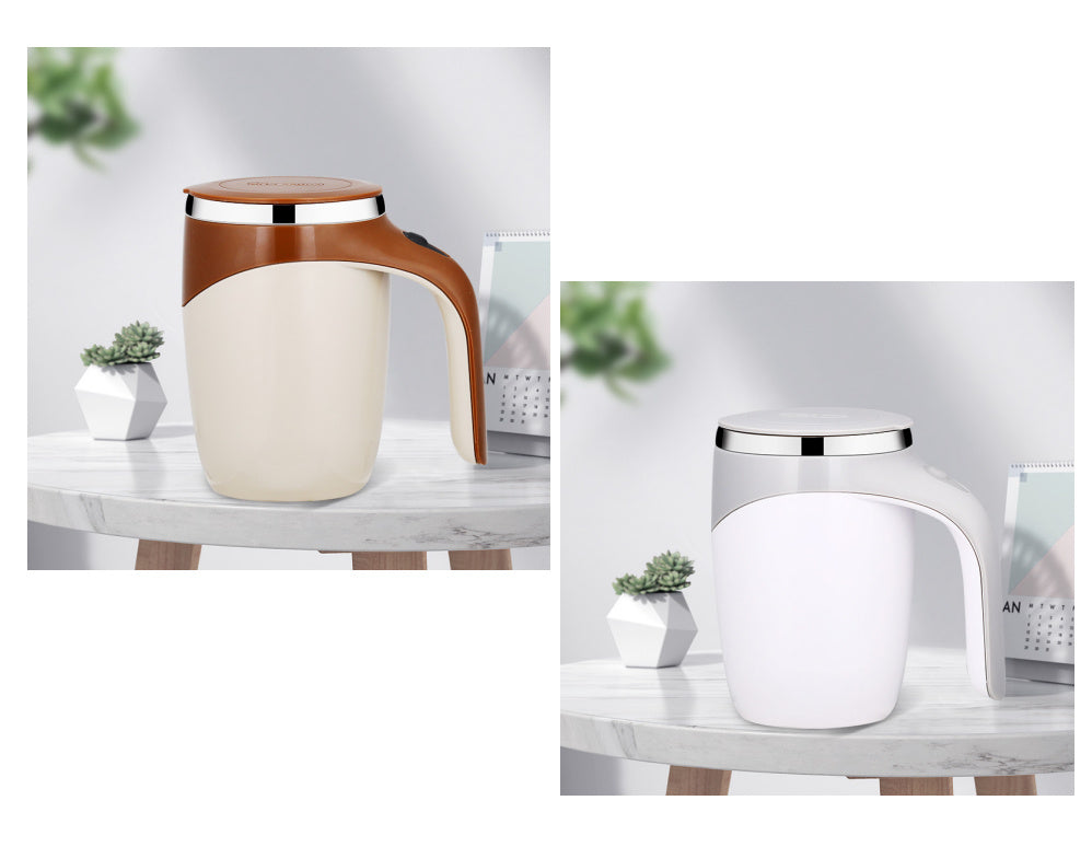Rechargeable Model Automatic Stirring Cup Coffee Cup High Value Electric Stirring Cup Lazy Milkshake Rotating Magnetic Water Cup - 𝓢𝓱𝓸𝓹𝓵𝓮𝓬𝔂