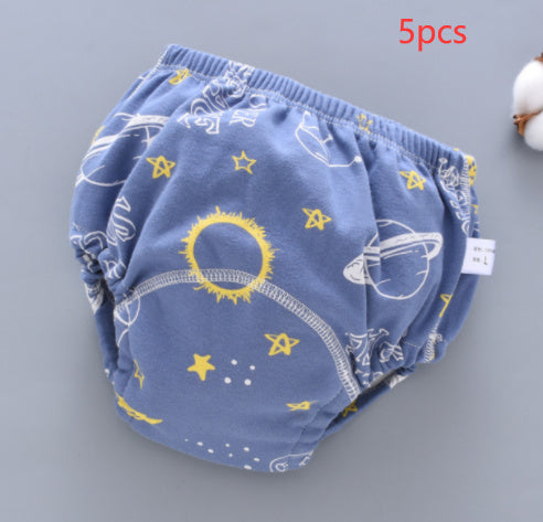 Baby Training Pants Washable 6-layer Gauze Diaper Cover - 𝓢𝓱𝓸𝓹𝓵𝓮𝓬𝔂